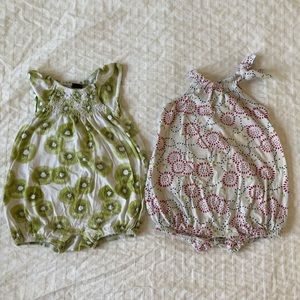 Tea Collection rompers